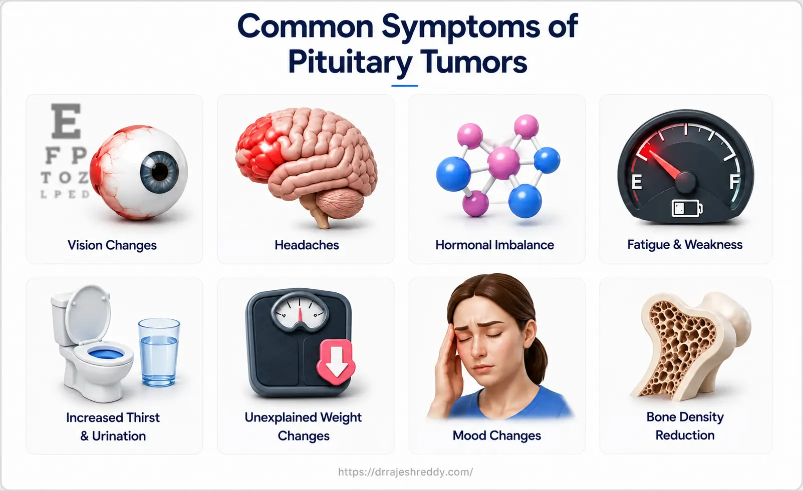 Pituitary Tumor Symptoms Overview