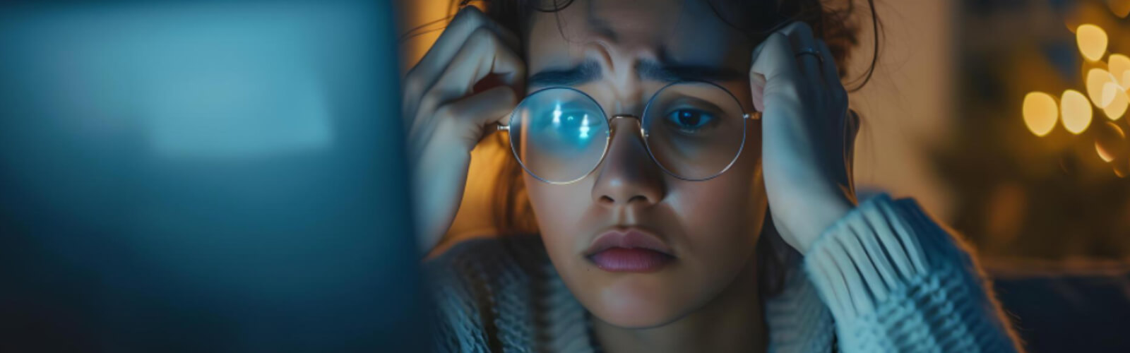 Why Does Your Forehead Ache After Hours Online?